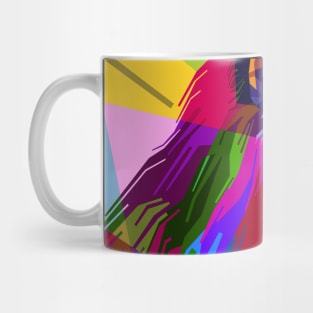 Polygonal lion Mug